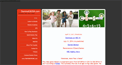 Desktop Screenshot of dominoedusa.com